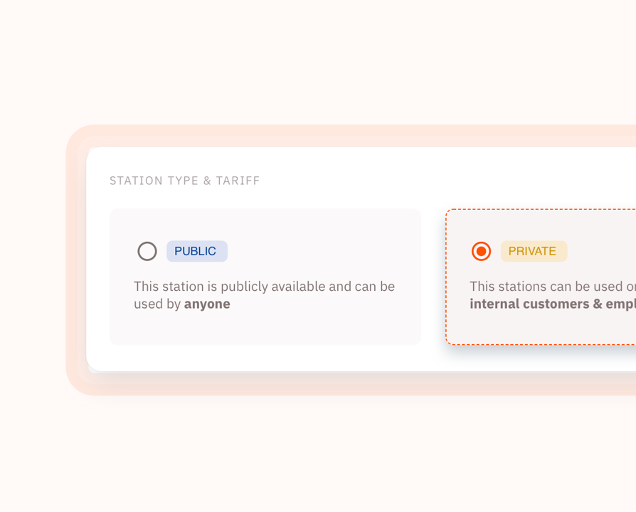 Station configuration
